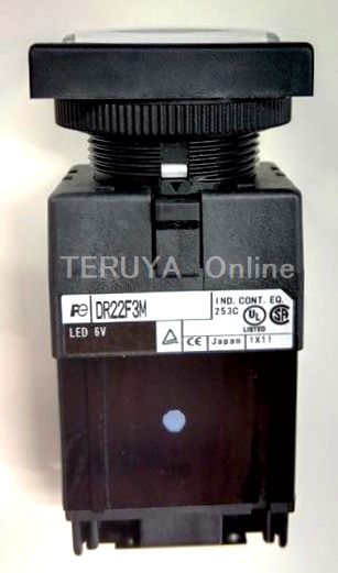 【標準在庫品】富士電機 DR22F3M-H3P 白 表示灯(平形)
