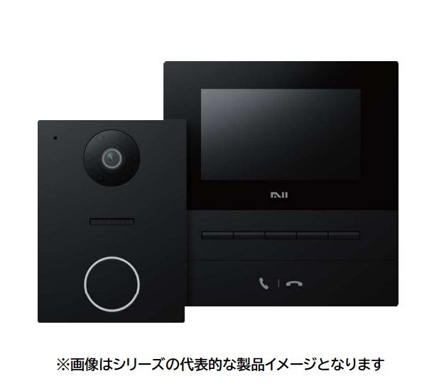 【標準在庫品】ナスタ KS-ND02A-BKSV(黒×シルバー) インターホン